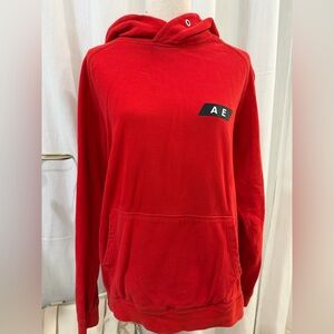 American Eagle Outfitters Men's Red Hoodie